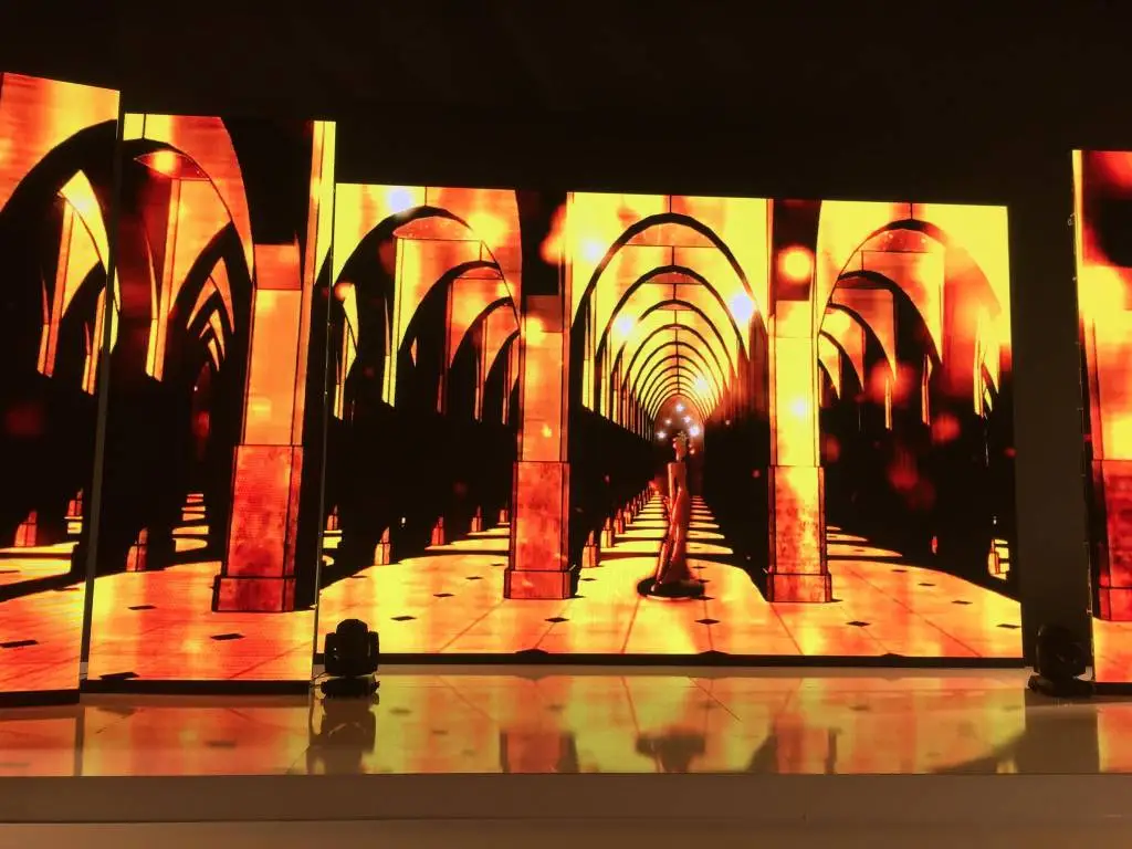 video wall behind stage